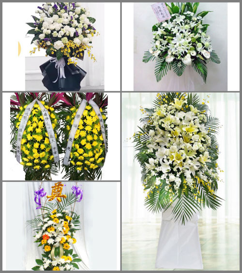 福建宁德古田县黄田镇村里村白事花篮预定